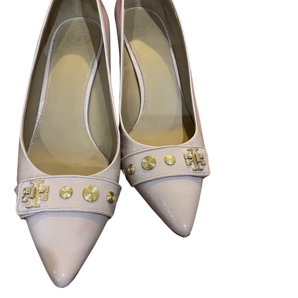 Tory Burch Nude women size 10 Kira studded pointy toe pumps - Picture 10 of 10